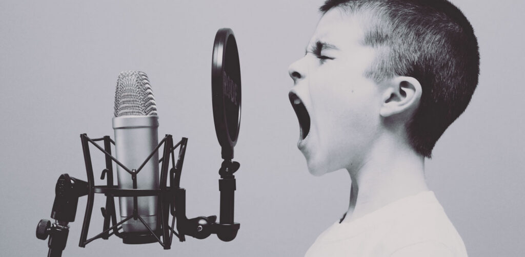 Kid screaming