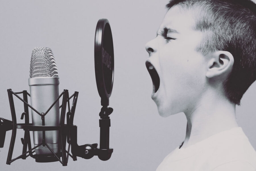 Kid screaming
