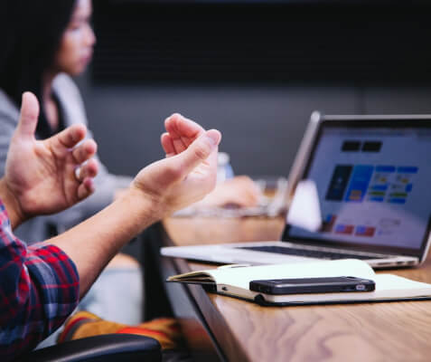 understanding the client's needs and executing on task 