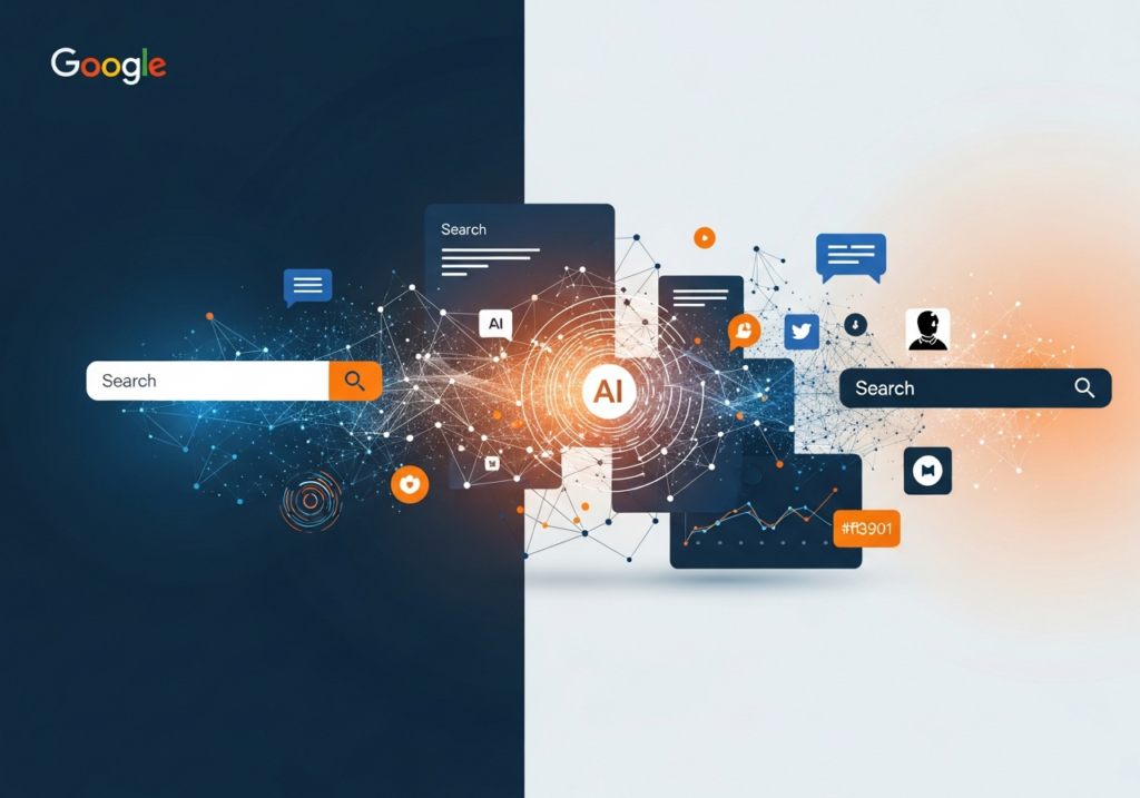 SEO and AI search optimization services — modern search visibility across Google, AI Overviews, and generative platforms