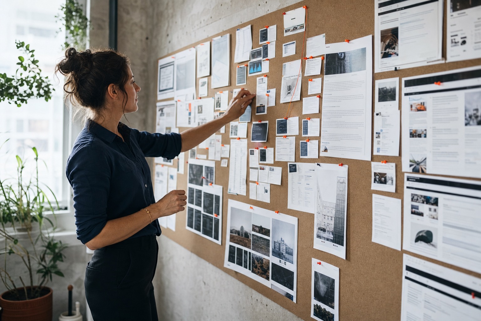 Marketing strategist comparing website, citation, and competitor evidence for an AI search audit.