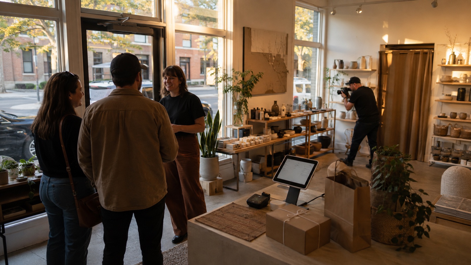 A small-business launch bringing signage, photography, web, and customer experience together.